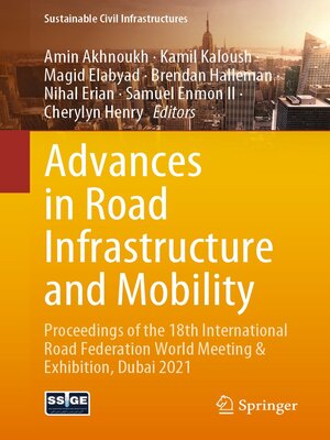 cover image of Advances in Road Infrastructure and Mobility